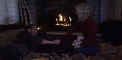 Avery with her dad and Carly on Valentines Day