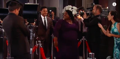 Felix and Epiphany arrive on the red carpet