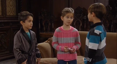 Spencer with Cameron and Emma