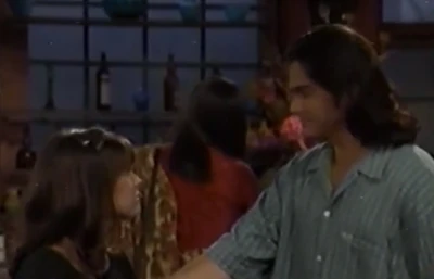 Robin Scorpio and Stone Cates at The Outback (1994)