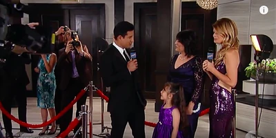 Mario Lopez's daughter, Gia and mother-in-law walk the red carpet