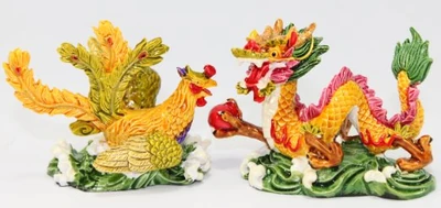 The phoenix and the dragon figurines (2015)