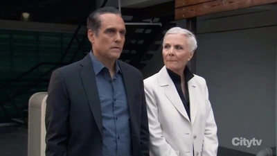 Sonny and Luke's "widow" Tracy Quartermaine reminisce on his birthday, outside his old club (2024)