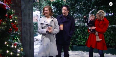 Spinelli and Ellie with Maxie and Georgie