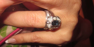 Olivia's engagement ring from Ned (2017)