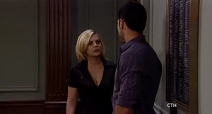 Nathan and Maxie run into each other at the court house