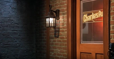 Entrance to Charlie's Pub (2020)