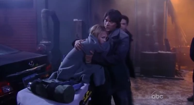 Lante hugging after the bomb explosion (2010)
