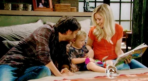 Dante with his son Rocco and his wife, Lulu