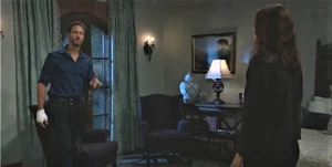 Peter holds Britt hostage (2021)