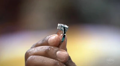 Portia's engagement ring from Curtis (2022)