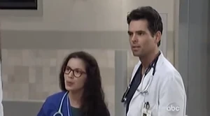 Patrick and Sabrina while Patrick confronts Britt