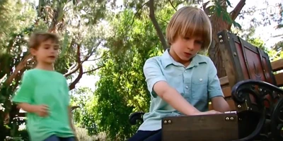 Brothers Aiden and Jake