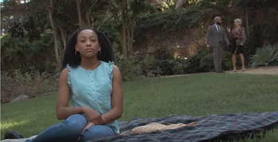 Trina and Ava meet in the park (2021)