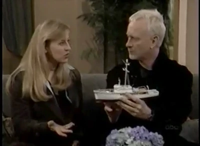 Holding a model of The Haunted Star (2008)