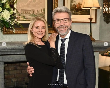 Felicia and Mac at Sean Donely's memorial service in Ireland (2021)