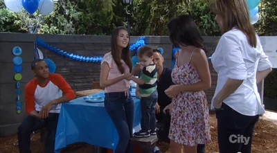 Danny Morgan celebrates his second birthday at the park (2014)