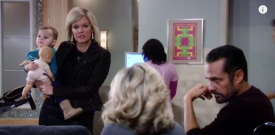 Ava brings Avery to visit her father