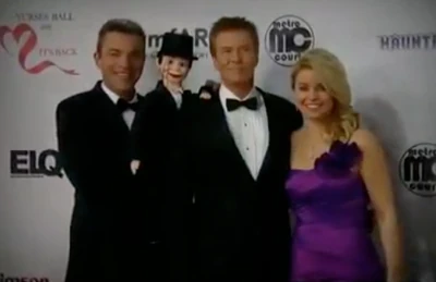 Mac and Felicia at the Nurses' Ball