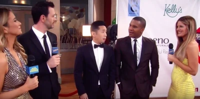 Brad and Felix are interviewed while Felix and Donny look at each other