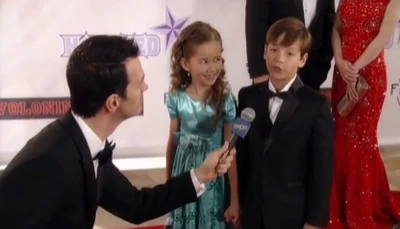 Cameron and Emma on the red carpet