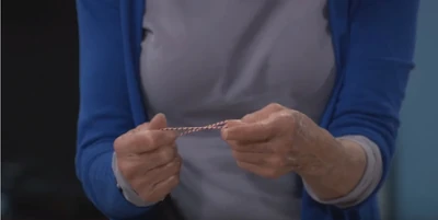 Heather's friendship bracelet for Esme (2023)