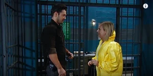 N: Besides, in a year from now, we're going to be taking our kid to go see Santa. M: Aww.