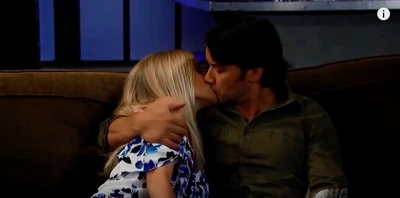 Kissing after Lulu moves back in (2016)