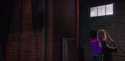 Spencer tries to escape