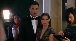 Arriving at The Nurses' Ball