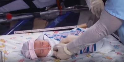 Emily Scout in the hospital