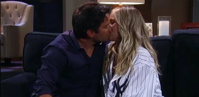Kissing after Valentin interrupts quality time