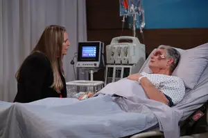 Laura is at Cyrus' side after Sonny beats him (2024)