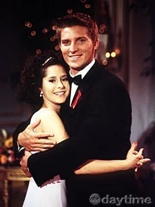Jason Quartermaine and Robin Scorpio at a dance (1992)