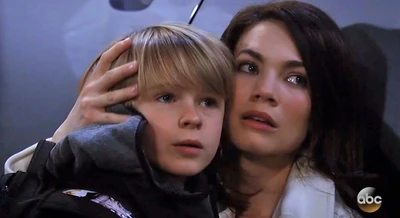 Jake and his mom Elizabeth saved by Franco
