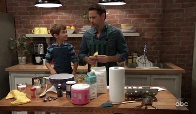Aiden and Franco cooking