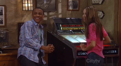 Molly and T.J. (Richmond) after school at Kelly's (2012)