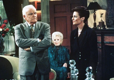 Edward and Lila with daughter Tracy Quartermaine