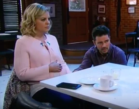 Nathan and Maxie early in her pregnancy