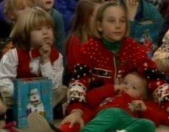 Lucas with cousins Maxie and Georgie