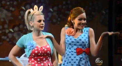 Maxie and Ellie have a spat during their performance