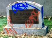 PeterAugust VandalizedHeadstone 2022