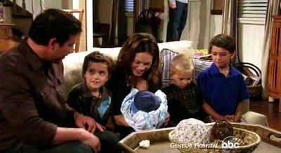 Aiden reunites with his family