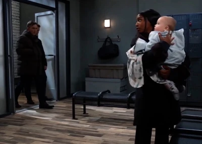 Valentin delivers news to Trina with Ace (2023)