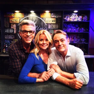 Mac, Felicia, and friend Kevin Collins at The Floating Rib (2013)