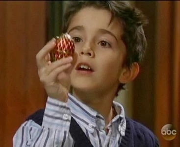 Spencer holds the Faberge Egg (2014)