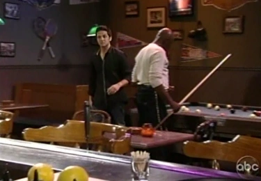 Johnny Zacchara plays pool at Jake's (2010)