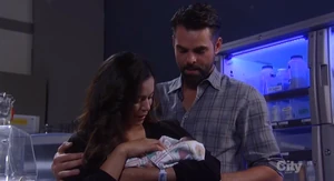 Sabrina and her son, Gabriel