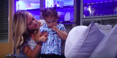 Avery and Kiki visit their mom