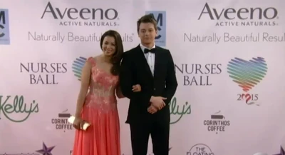 Sabrina and Michael on the red carpet